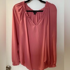 Ann Taylor Women's Pink Long Sleeve Top